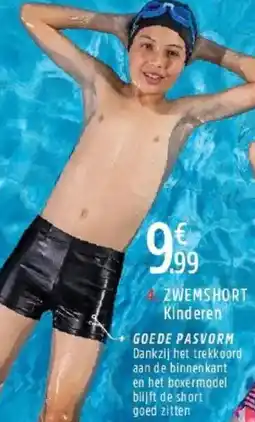 Intersport zwemshort kinderen aanbieding