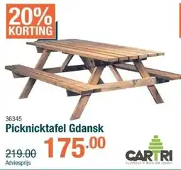 Cevo Picknicktafel Gdansk aanbieding