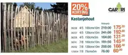 Cevo Kastanjenhout aanbieding