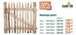 Cevo Kastanje poort aanbieding