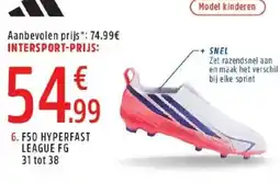 Intersport F50 hyperfast league fg aanbieding