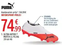 Intersport ultra nitro 7 match ll fg/ag aanbieding