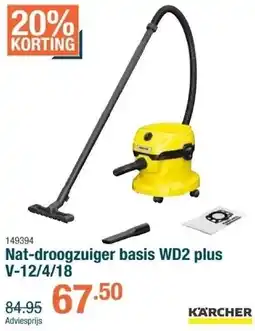 Cevo Nat-droogzuiger basis wd2 plus aanbieding