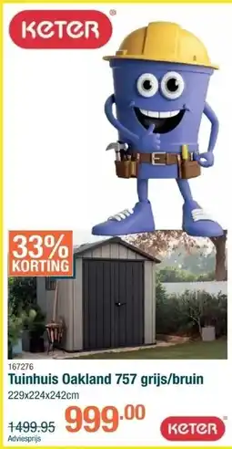 Cevo Tuinhuis oakland 757 aanbieding