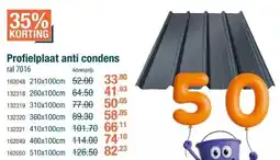 Cevo Profielplaat anti condens aanbieding