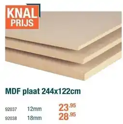 Cevo MDF plaat aanbieding