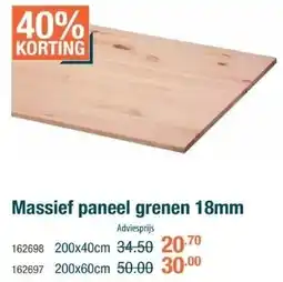Cevo Massief paneel grenen aanbieding