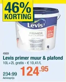 Cevo Levis primer muur & plafond aanbieding