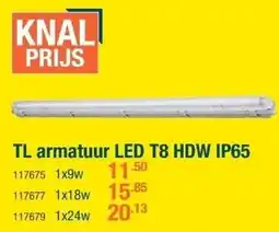 Cevo TL armatuur LED T8 HDW IP65 aanbieding