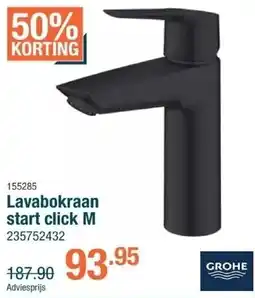 Cevo Lavabokraan start click M aanbieding