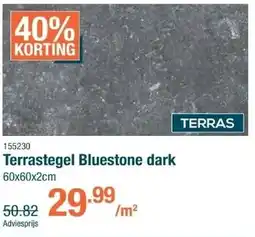 Cevo Terrastegel Bluestone aanbieding