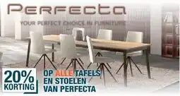 Cevo tabels en stoelen van perfecta aanbieding