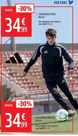 Intersport trainingstrui heren aanbieding
