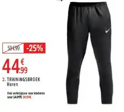 Intersport Trainingsbroek heren aanbieding
