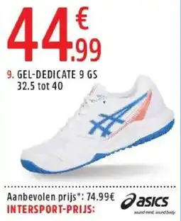 Intersport gel-dedicate 9 gs aanbieding