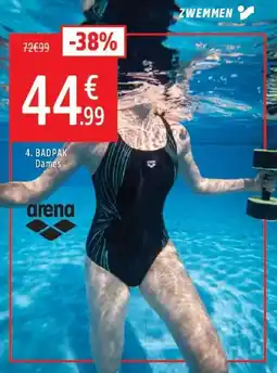 Intersport 4. badpak dames aanbieding