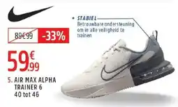 Intersport Air max alpha trainer 6 aanbieding