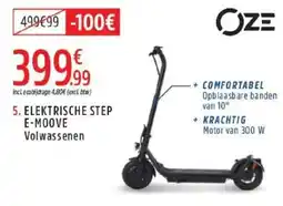 Intersport Elektrische step e-moove volwassenen aanbieding