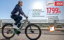 Intersport Elektrische hybridefiets crossover gt aanbieding