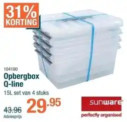 Cevo Opbergbox Q-line aanbieding