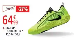 Intersport Giannis immortality 5 aanbieding