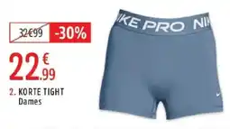 Intersport Korte tight dames aanbieding