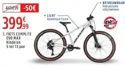 Intersport Fiets complete evo max aanbieding