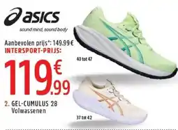 Intersport Gel-cumulus 28 aanbieding
