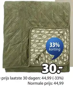 Jysk Villmorell bedsprei aanbieding