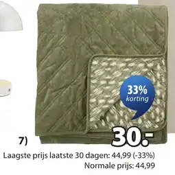 Jysk Villmorell bedsprei aanbieding