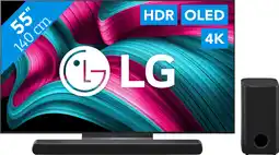 Coolblue LG 55 OLED EVO C54 4K (2025) + LG DS77TY aanbieding