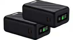 Coolblue BlueBuilt Batterie Externe 27 000 mAh avec Charge Rapide 140 Watts Lot de 2 aanbieding