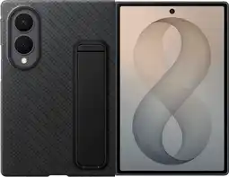 Coolblue Samsung Galaxy Z Fold 8 Standing Grip Back Cover avec Aimant Noir aanbieding