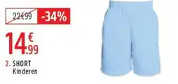 Intersport Short kinderen aanbieding