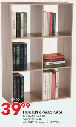 Yess Houten 6-vaks kast aanbieding