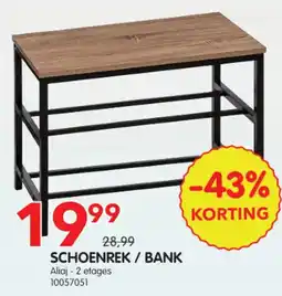 Yess schoenrek / bank aanbieding