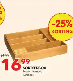 Yess Sorteerbox aanbieding