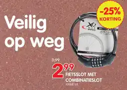 Yess Fietsslot met combinatieslot aanbieding