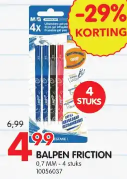 Yess Balpen friction aanbieding