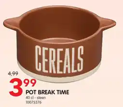 Yess Pot break time aanbieding