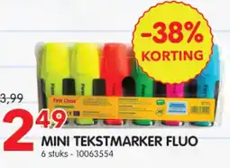 Yess Mini tekstmarker fluo aanbieding