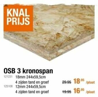 Cevo Osb 3 kronospan aanbieding