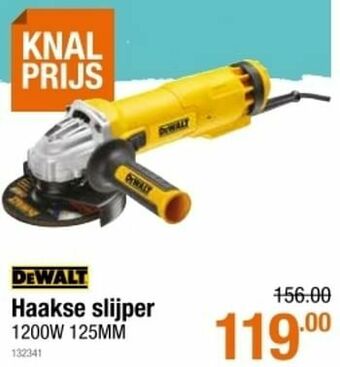 Cevo Dewalt haakse slijper aanbieding