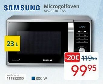 Eldi Samsung microgolfoven ms23f301tas aanbieding