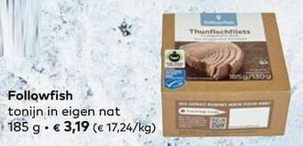 Bio Planet Followfish tonijn in eigen nat aanbieding