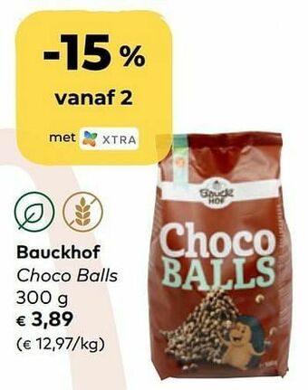 Bio Planet Bauckhof choco balls aanbieding