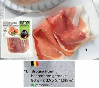 Bio Planet Brugse ham boerenham gerookt aanbieding