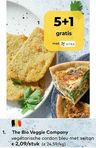 The bio veggie company vegetarische cordon bleu met seitan