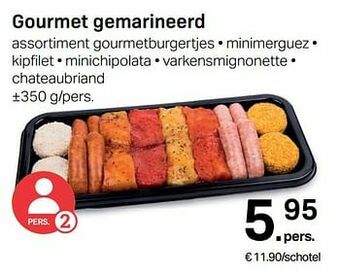 Buurtslagers Gourmet gemarineerd aanbieding