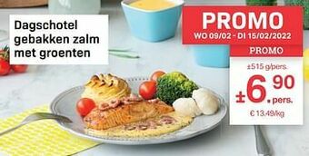 Buurtslagers Dagschotel gebakken zalm met groenten aanbieding